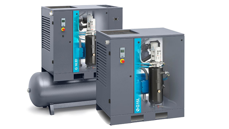 Hydraulický piestový kompresor Atlas Copco G Series