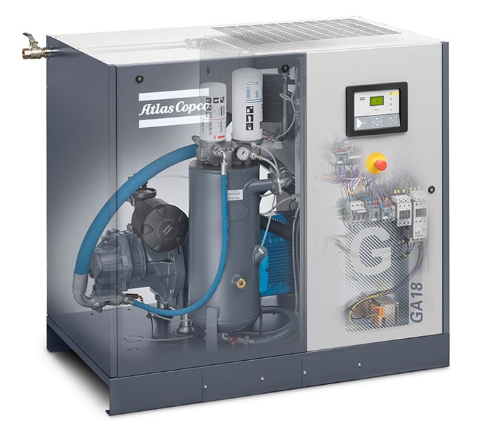 Kompresory série Atlas Copco GA