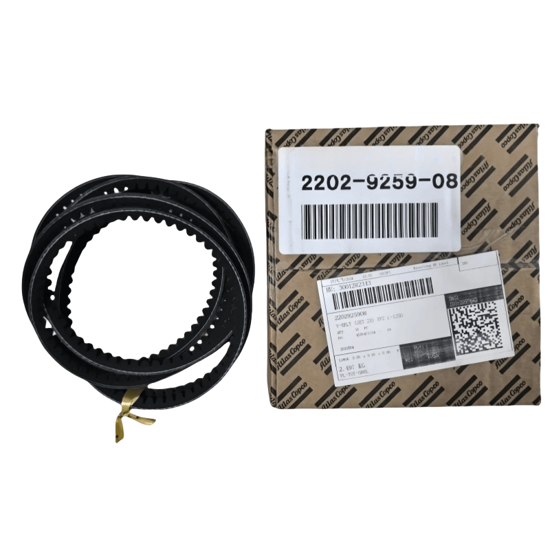 2202925908 Atlas Copco V-Belt (set 2x) XPZ L = 1250 AC pre originál s skrutkovým kompresorom injektovaným olejom