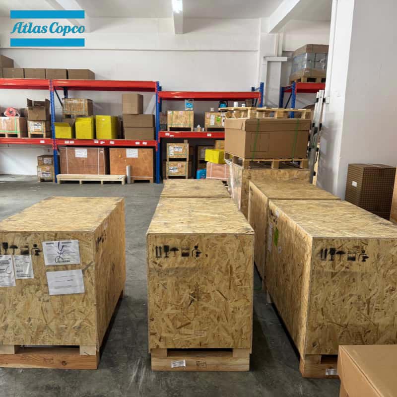 Atlas Copco 1616757591 2902022210 Originálny prvok skrutky vzduchovej koncovky GA série GX kompresora