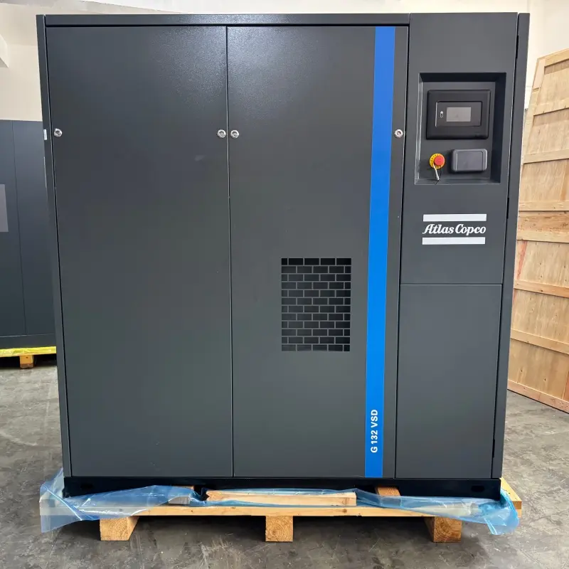Atlas Copco G132VSD Skrutkový kompresor so vstrekovaním oleja 400 V 50 Hz Pohon s premenlivými otáčkami