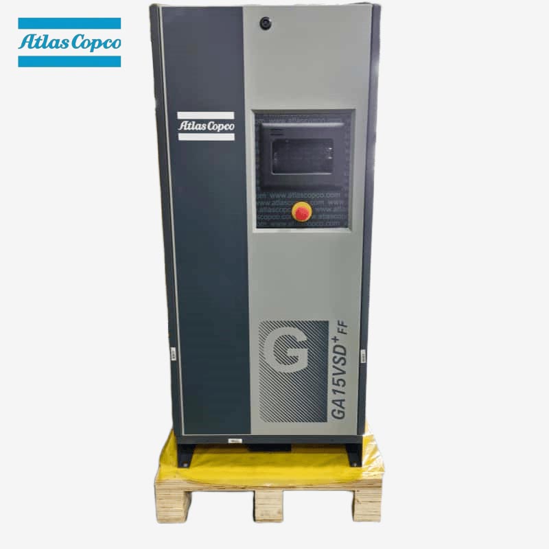 Atlas Copco GA15 VSD Plus FF 15kW 20HP integrovaná sušička so skrutkovým vzduchovým kompresorom s variabilnou rýchlosťou vstrekovania oleja