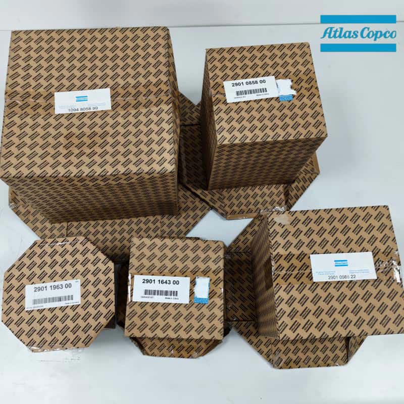 Súprava odlučovača oleja na náhradné diely Atlas Copco 2901085800 2901164300 2901196300 1094805899 2901056622