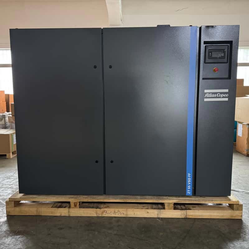 Atlas Copco ZT55 VSD FF | Bezolejový vzduchový kompresor 55 kW pre farmaceutický potravinársky priemysel triedy 0