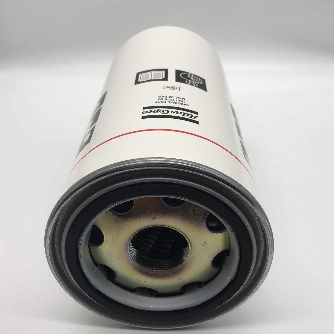 Originálny 1621737800 Atlas Copco Air Compressor Obyčajný olejový filter